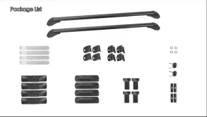 Perodua Myvi (2005-2011) Myvi Roof Rack Top Roof Carrier Luggage Cargo Anti Theft Cross Bar With Key Lock