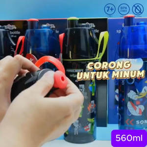 BOTOL MINUM SPRITZ SPRAY WATERBOTTLE 560ML BPA FREE- 21107