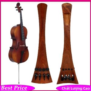 IRIN | 4/4 Cello Tailpiece Gỗ Nguyên Khối Kim Loại Chất Lượng Cao Dây Đàn Phần Nhạc Cụ Phụ Kiện Chất Lượng Cao Cho Cello