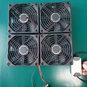 Bộ Quạt Tản Nhiệt Thông Gió Gia Đình Quạt Hút Mùi Phòng Hút Khói Tiện Dụng Có Điều Chỉnh Tốc Độ