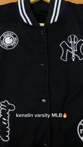 Jaket Varsity Mlb Ny Baseball - Bisbol Korean Fashion - Dewasa Anak - Varsity Jaket - Jaket Cewek Gaya Korea Fashion Jumbo Jaket Cewek Gaya Korea Termurah COD Hitam Putih Kancing Bomber Bisbol