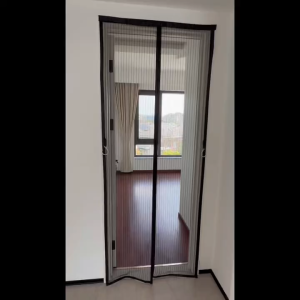 Strong Magnet Automatic Closing Mesh Screen Door Anti Mosquito Curtain Self Adhesive No Drill Kitchen Home Use