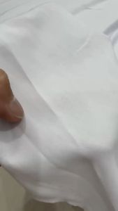 Kain Katun Putih Lembut POLINO SILK POLYNOSILK: Bahan Mukena & Hijab