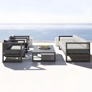 Outdoor Waterproof UV-Resistant Aluminum Sofa Set