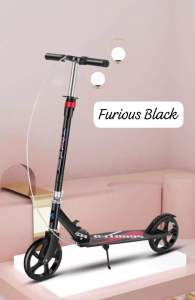 (SG Ready) Foldable Kick Scooter for Kids & Adults - 2-Wheeled Hand & Foot Braking Lightweight and Easy to Assemble Ride the Fun!
