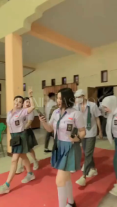 Celana Seragam Sekolah Panjang SMP SMA SMK Celana Cokelat Biru Putih Abu Abu Hitam