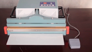 Automatic Tabletop Foot Sealer Premium Electro-magnetic Constant Pressure Impulse Sealer Vacuum Sealer