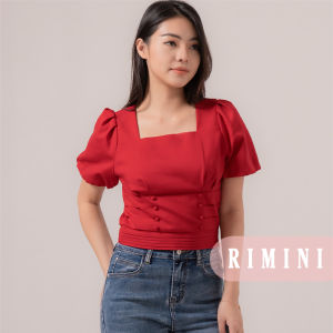RIMINI - Atasan Remaja Blus Casual Puff Square Neck S-L - Viveca Top 591390