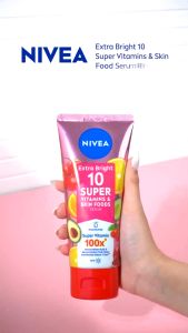 NIVEA Body Serum Extra Bright 10 Super Vitamins & Skin Foods SPF15 180ML