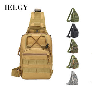 IELGY Outdoor Camo Shoulder Crossbody Bag Cycling Mountaineering Outdoor Chest Bag