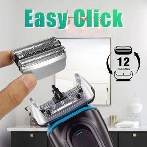 83M Replacement Head Compatible with Braun Series 8 S8 Electric Shaver 8320S8325S8330S8340S8350S8345s8360cc8365cc8370cc