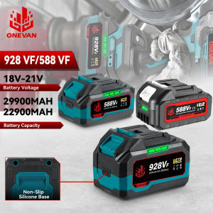 ONEVAN แบตเตอรี่ลิเธียมชาร์จไฟได้29900มิลลิแอมป์ชั่วโมง928VF แบตเตอรี่เครื่องมือไฟฟ้าหมุดแบตเตอรี่แบตเตอรี่สำหรับมากิต้า18โวลต์
