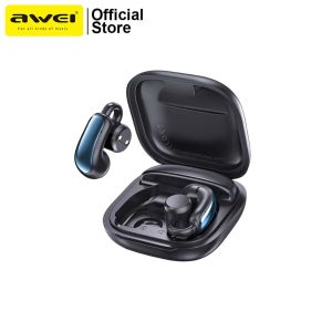 Awei TZ15 TWS Earclip Eabuds Bluetooth Earphone HiFi Stereo Low Latency Gaming Smart Touch Long Battery Life