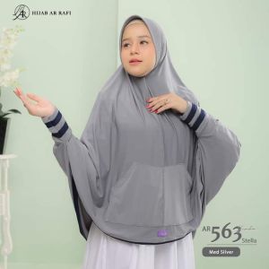 Jilbab hijab kerudung bergo krudung lengan wanita dewasa jersey instan jumboterbaru new terlaris terkini modern kekinian murah viral 2021 Arrafi AR 563 adem mudah di bentuk cantik pet antem bahan stella ori premium cantik bayar di tempat COD gratis ongkir