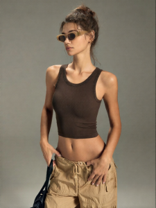 MITAOGIRL | Women Sport Yoga Bra with Padding Criss Cross Back