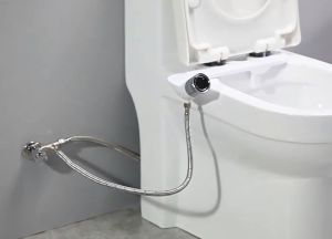 Vòi xịt rửa vệ sinh gắn bồn cầu thông minh loại 2 đầu xịt tiện dụng kèm phụ kiện (VXBC.X2T)