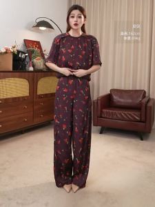 Vintage Floral Short Slim Comfortable Blouse