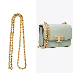 Snake Bone Chain Gold Shoulder Strap Replacement Metal shoulder Straps One Shoulder Crossbody Bag Chain Bag Accessories