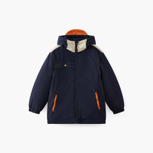 Anti-fouling Down Jacket For Boys With Hood