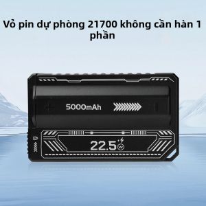 diymore | Ốp Sạc Dự Phòng Siêu Nhanh PD20W Với Khay Pin 21700 Tự Lắp Ráp Kèm Cáp Kết Nối Kép Type-C Dùng Cho Ngoài Trời