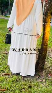 New wardana jubah  Sulam | Jubah Muslimah wardan | muslimah juba | ironless jubah wardana | looking stylye