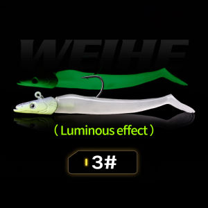 Weihe FISHING | WEIHE 1pC 22g 12cm Lead Head Fish Soft Fishing Lure Freshwater Saltwater Bait With Single Hook