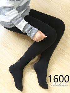 Manzi 6682 Mancel 1600d Extra Large with Additional Crotch Brushed Pantyhose Stockings Womens Thin Velvet Stockings Autumn and Winter
