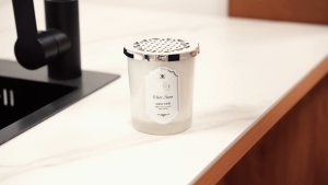 AQUABLANCE Fragrance Gel 150G White Musk Scented Gel Glass Bottle Scents Deodorant Gel