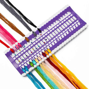 เครื่องมือจัดไหมขัดฟันแบบ30/50รูจัดด้ายสำหรับปัก benang kristik เครื่องมือปักไหมขัดฟัน