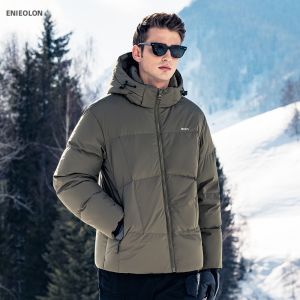 Enjeolon | Waterproof Removable Hood Duck Down Jacket