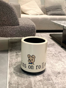 Cute Trash Can For Home Living Room Bedroom Kitchen Bathroom Large Capacity Ins Good-looking Double Layer Coverless Trash Basket