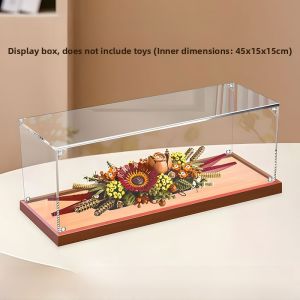 Acrylic Display Storage Box for Lego 10314 Eternal Flower Acrylic Showcase Dustproof Transparent Box Figure Storage Organizer