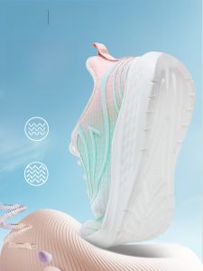 Womens Running Shoes Breathable Lightweight Soft Bottom Shock Absorption Mesh up up Fall Winter New Style Casual Fashion Sneakers