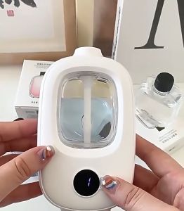Rechargeable Air Freshener Wall-Mounted Automatic Spray Fragrance Machine For Living Toilet Deodorant