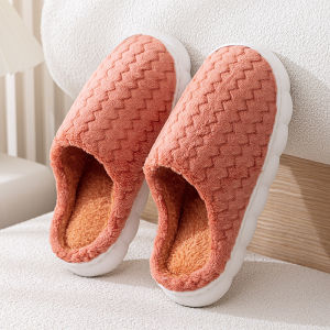 Dép Bông Mùa Đông Cho Nam Và Nữ Đi Trong Nhà Chống Trượt Đế Dày Lông Cừu Bao Đầu Ấm Áp Cho Cặp Đôi Dép Đi Trong Nhà Mùa Thu Đông