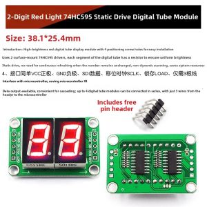 Static Drive 2 Digit Display Module 0.5 Inch
