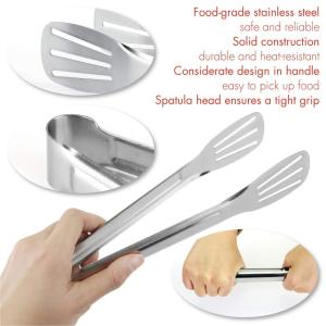 Capit Gorengan Makanan/Kue/Roti Stainless Steel 22cm/27 cm