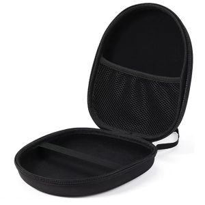 Shockproof Headphone Storage Bag with Zipper Protective Earphone Carrying Case Holder for Carrying On and Over Ear Studio