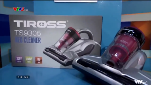 Máy hút bụi cầm tay Tiross TS9305 cây hút bụi giường đệm chăn gối thảm sopha