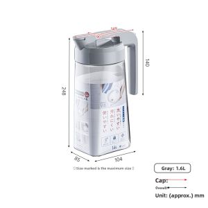 Asvel | Durable High Temp Transparent Water Pitcher