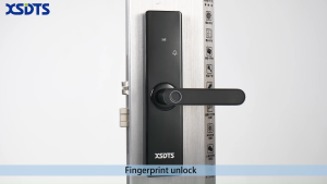 XSDTS Digital Smart Door Lock Tuya WIFI APP Mobile Phone Unlock Biometric Fingerprint Magnetic Card Password Normally Open Mode Temporary Password Emergency USB power supply Mechanical key Unlock