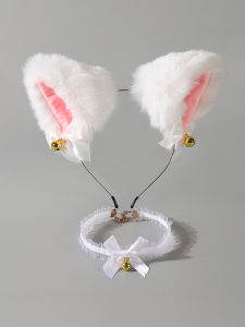 Kawaii Cat Ears Hairband Plush Fox Pure Desire Style Womens Hair Accessories Decorative Headwear Fresh out Fashion Jewelry