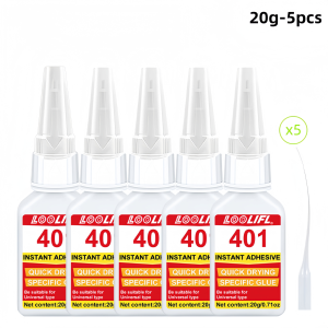 LOOLIFL | Multi-purpose Instant Super Glue High Strength Quick Dry Glue Household Industrial Repair Adhesive