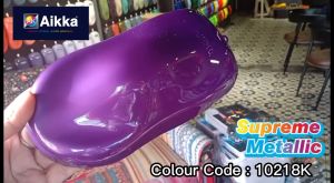 AIKKA 10218K | Supreme Metallic Pro Series | Automotive Color 2K Car Paint Motor Aerosol Spray Cat Bancuh Kereta DIY