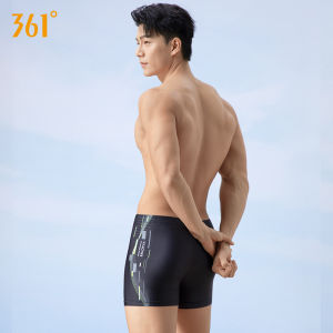 Quick Dry Mens Swimming Trunks Professional Swimming Equipment for Hot Spring Soaking 361° Mens Swimsuit Flat Front Briefs