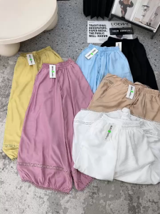 Quần xuông nữ Quần nữ boom thụng chất linen mềm mát 2026 M030