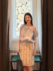 VKSOD | Sweet One-Shoulder Bow-Tied Womens Top And Slimming Half-Skirt Floral Print Two-Piece Set Summer Fashion Short Sleeve Dress