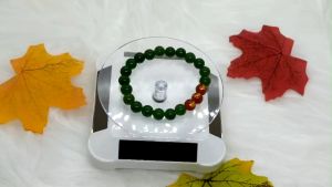 Vòng tam hợp quý thần hợi mão mùi chất liệu mã não xanh tự nhiên - size 8 10ly cho nữ mệnh mộc mệnh hỏa - có khai quang điểm nhãn may mắn tài lộc - PHONG THỦY ANH VŨ