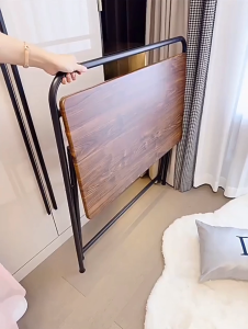 Foldable Study Desk Computer Desk Simple Installation Student Home Writing Desk Bedroom Side Table Easy Office Desk