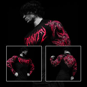 ORGN | Gothic Dark Training Long Sleeve Tights T-Shirt Fall Winter